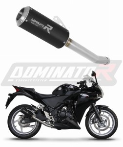 Honda CBR 250 R 2011 - 2013 Toba de esapament GP NEGRU + dB killer medium