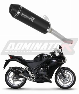 Honda CBR 250 R 2011 - 2013 Toba de esapament HP3 NEGRU + dB killer medium