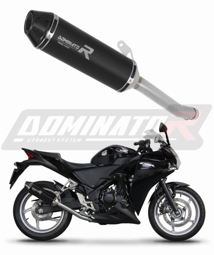wydech tłumik DOMINATOR HP3 CZARNY pasujący do motocykla Honda CBR 250 R 2011 - 2013 6