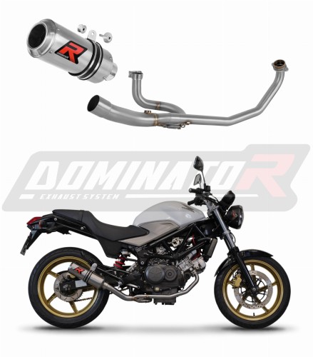 complete exhaust system with muffler DOMINATOR Full System GP fits to Honda VTR 250 2009  2015 6