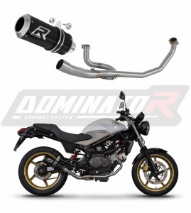 Honda VTR 250 2009 - 2015 Sistem complet cu colector si toba de esapament GP NEGRU + dB killer