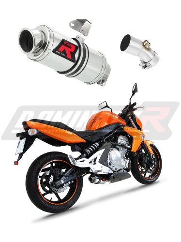 ER-6N ER-6F 650 EXHAUST Kawasaki Muffler Auspuff Sportauspuff Silencer Echappement Silencieux Scarico Scarichi Escape Wydech Tłumik GP 1 2006 - 2008 Dominator x