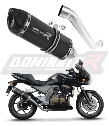 exhaust muffler DOMINATOR HP1 BLACK fits to Kawasaki Z750 2004  2006 6
