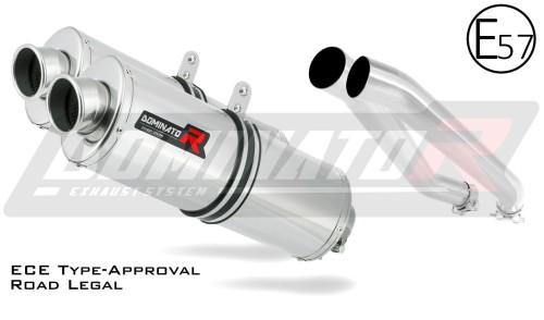 exhaust muffler DOMINATOR homologated road legal OVAL fits to Z1000 2003  2006 5