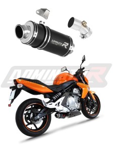 Kawasaki ER - 6 N / F 650 2009 - 2011 Toba de esapament GP1 NEGRU + dB killer medium