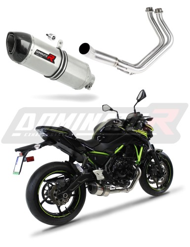 complete exhaust system with muffler DOMINATOR Full System HP1 fits to Z650 2017  2023 7