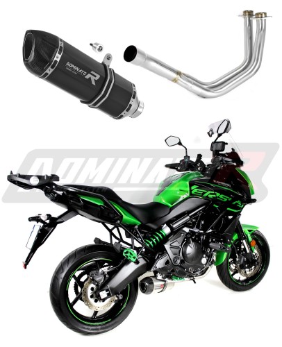 kompletny układ wydechowy z tłumikiem DOMINATOR Full System HP1 CZARNY pasujący do motocykla Kawasaki VERSYS 650 2015 - 2020 4