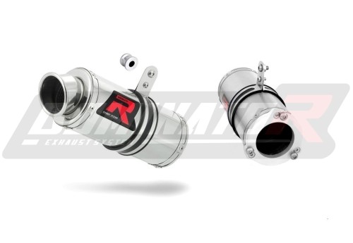 exhaust muffler DOMINATOR GP1 fits to Kawasaki ZRX 1200 R 2001  2007 3