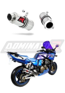 Kawasaki ZRX 1200 S 2001 - 2007 Exhaust Silencer Muffler GP1 + dB killer medium