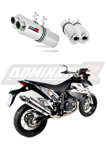 exhaust muffler DOMINATOR OV fits to KTM 690 SM SUPERMOTO  5