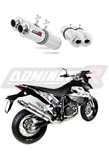 wydech tłumik DOMINATOR Okrągły pasujący do motocykla KTM 690 SM SUPERMOTO  5