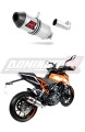 125 DUKE EXHAUST KTM Muffler Auspuff Sportauspuff Silencer Echappement Silencieux Scarico Scarichi Escape Wydech Tłumik Carbon Tip HP3 2017 - 2019 Dominator  x