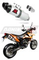 660 SMC Exhaust KTM Muffler Auspuff Sportauspuff Silencer Echappement Silencieux Scarico Scarichi Escape Wydech Tłumik Carbon Tip MX 2005 - 2006 Dominator  x