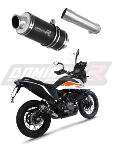 KTM 390 Adventure 2020 - 2023 Exhaust Silencer Muffler GP1 BLACK + dB killer medium