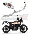 kompletny układ wydechowy z tłumikiem DOMINATOR Full System GP1 pasujący do motocykla KTM 390 Adventure 2020 - 2023 5