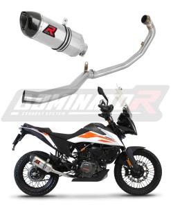 KTM 390 Adventure 2020 - 2023 Full Exhaust System Collector Silencer HP1 + dB killer medium