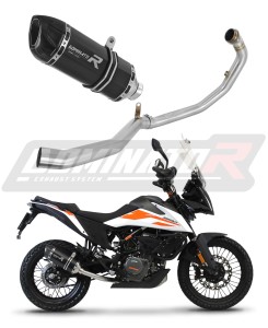 KTM 390 Adventure 2020 - 2024  Sistem complet cu colector si toba de esapament HP1 NEGRU + dB killer medium