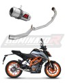 complete exhaust system with muffler DOMINATOR Full System GP fits to KTM 390 Duke 2021  2023 5