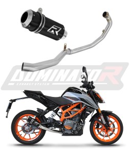KTM 390 Duke 2021 - 2023 Sistem complet cu colector si toba de esapament GP NEGRU + dB killer medium