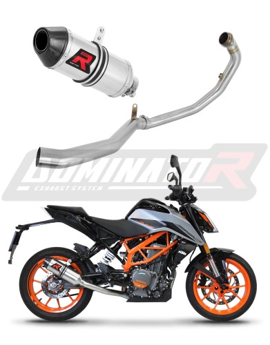 kompletny układ wydechowy z tłumikiem DOMINATOR Full System HP3 pasujący do motocykla KTM 390 Duke 2021 - 2023 5