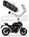 kompletny układ wydechowy z tłumikiem DOMINATOR Full System HP1 CZARNY pasujący do motocykla Kawasaki Z650 2017 - 2023 3