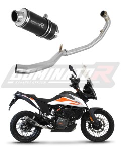 KTM 390 Adventure 2020 - 2024 Sistem complet cu colector si toba de esapament GP1 NEGRU + dB killer medium
