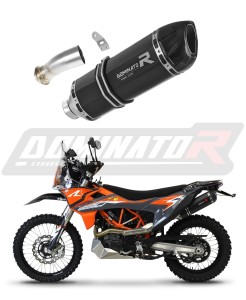 KTM 690 ENDURO R 2021 - 2023 Toba de esapament HP1 NEGRU + dB killer medium