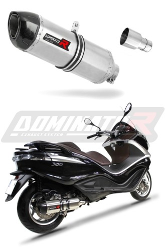 X10 125 EXHAUST Piaggio Muffler Auspuff Sportauspuff Silencer Echappement Silencieux Scarico Scarichi Escape Wydech Tłumik HP1 2012 - 2016 DOMINATOR x