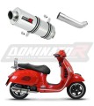exhaust muffler DOMINATOR OV fits to Piaggio Vespa GTS 125 2007  2012 6