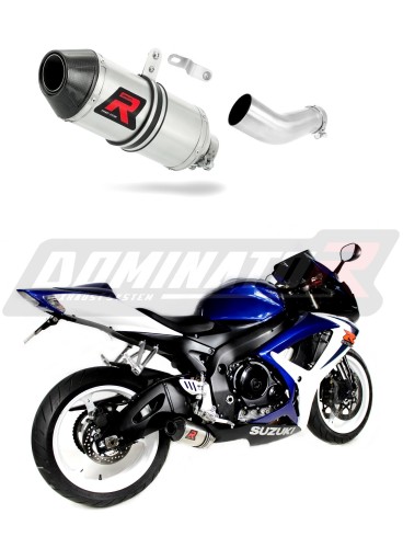 GSXR 600  K6 K7 EXHAUST Suzuki Muffler Auspuff Sportauspuff Silencer Echappement Silencieux Scarico Scarichi Escape Wydech Tłumik Carbon Tip HP3 2006 - 2007 DOMINATOR  x