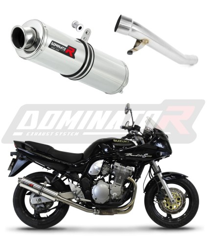 GSF 600 BANDIT EXHAUST Suzuki Muffler Auspuff Sportauspuff Silencer Echappement Silencieux Scarico Scarichi Escape Wydech Tłumik ROUND 1995 - 1999 Dominator x