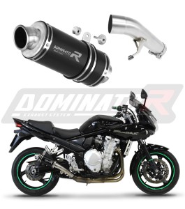 Suzuki GSF 650 BANDIT N / S 2007 - 2016 Toba de esapament GP1 NEGRU + dB killer medium