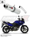 exhaust muffler DOMINATOR homologated road legal ROUND fits to DL 650 VSTROM 2004  2006 6