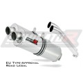 wydech tłumik DOMINATOR Homologowany Owalny pasujący do motocykla DL 1000 V-STROM 2002 - 2012 3