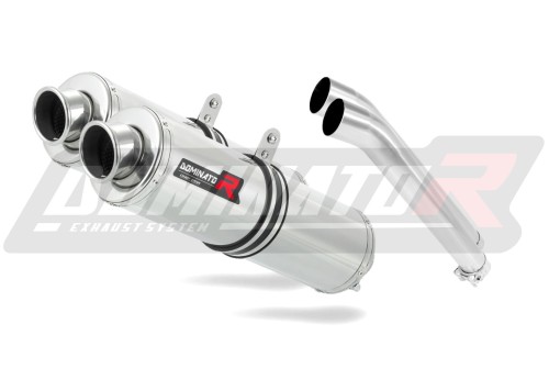 exhaust muffler DOMINATOR ROUND fits to Suzuki DL 1000 VStrom 2002  2012 3