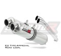 wydech tłumik DOMINATOR Homologowany ROUND pasujący do motocykla DL 1000 V-STROM 2002 - 2012 3