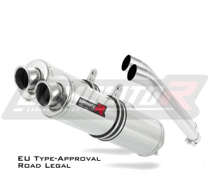 DL 1000 V-STROM Homologated EXHAUST Silencer ROUND 2002 - 2012