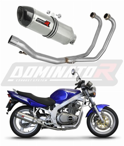 complete exhaust system with muffler DOMINATOR Full System HP1 fits to Suzuki GS 500E 1989  2009 7