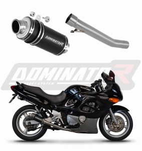 Suzuki GSXF 600 1998 - 2006 Toba de esapament GP1 NEGRU + dB killer medium