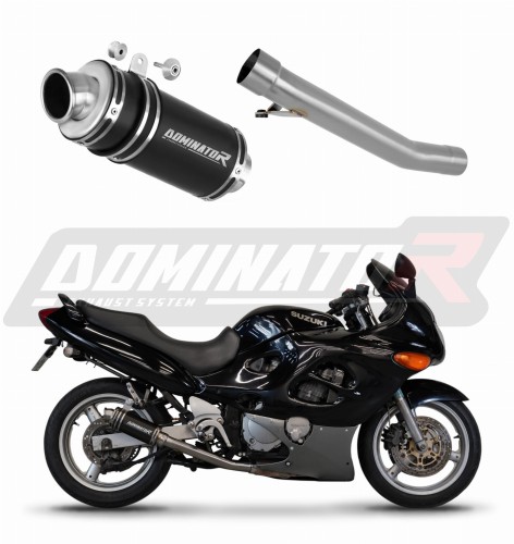 wydech tłumik DOMINATOR GP1 CZARNY pasujący do motocykla Suzuki GSXF 600 1998 - 2006 6