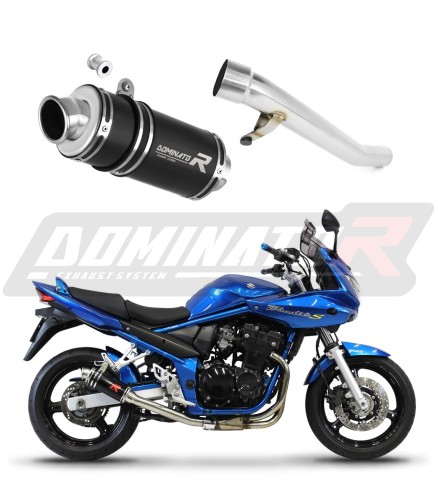 wydech tłumik DOMINATOR GP1 CZARNY pasujący do motocykla Suzuki GSF 650 BANDIT N / S 2005 - 2006 6