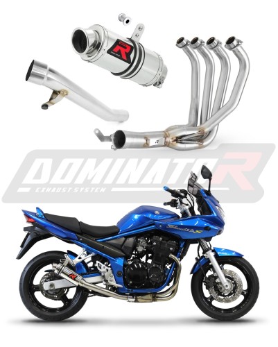 kompletny układ wydechowy z tłumikiem DOMINATOR Full System GP1 pasujący do motocykla Suzuki GSF 650 BANDIT N / S 2005 - 2006 6
