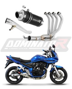Suzuki GSF 650 BANDIT N / S 2005 - 2006 Sistem complet cu colector si toba de esapament GP1 NEGRU + dB killer medium