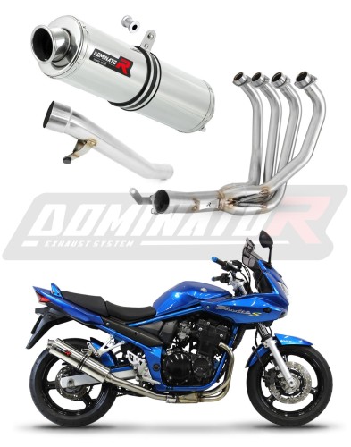 kompletny układ wydechowy z tłumikiem DOMINATOR Full System Okrągły pasujący do motocykla Suzuki GSF 650 BANDIT N / S 2005 - 2006 6