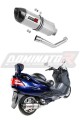 BURGMAN 400 EXHAUST Suzuki Muffler Auspuff Sportauspuff Silencer Echappement Silencieux Scarico Scarichi Escape Wydech Tłumik Carbon Tip HP1 1998 - 2002 Dominator  x