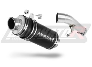 Suzuki GSX 1250 FA 2010 - 2016 Exhaust Silencer Muffler GP1 BLACK + dB killer medium