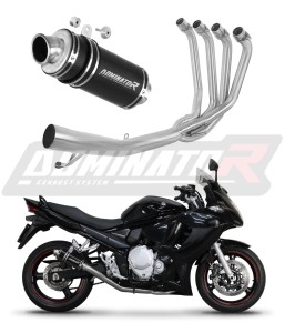 Suzuki GSX 1250 FA 2010 - 2016 Full Exhaust System Collector Silencer GP1 BLACK + dB killer