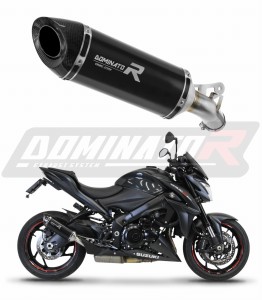 Suzuki GSX-S 1000 / F 2015 - 2020 Toba de esapament HP8 NEGRU + dB killer medium