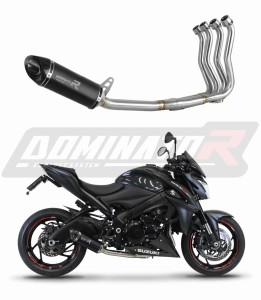 Suzuki GSX-S 1000 / F 2015 - 2020  Low Level Sistem complet cu colector si toba de esapament HP8 NEGRU + dB killer medium