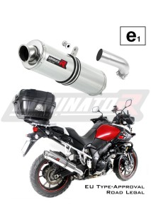 DL 1000 V-STROM Homologated Exhaust Silencer ROUND 2014 - 2016